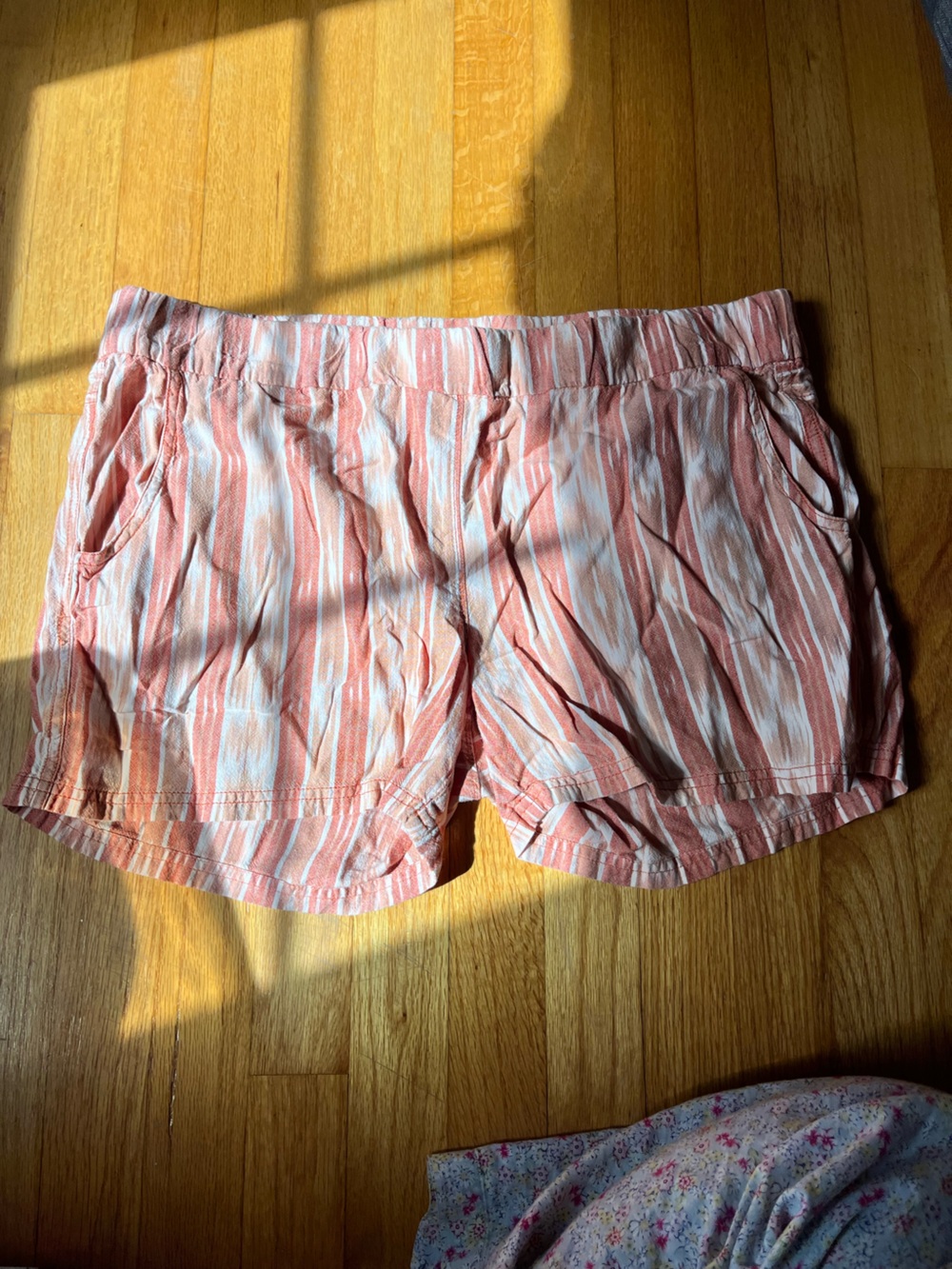 Women’s Pink Striped Shorts